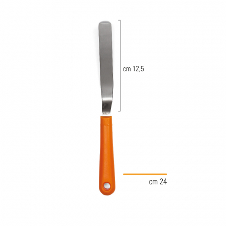Spatule, Palete - Spatula Nivelare Unghiulara din Inox, Lama L 12.5 x 2.2 cm
