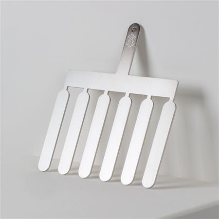 Ciocolaterie - Matrite, Ustensile - Spatule Inox Decor Ciocolata - Ecler model, 12x2.5 cm, 6 tije