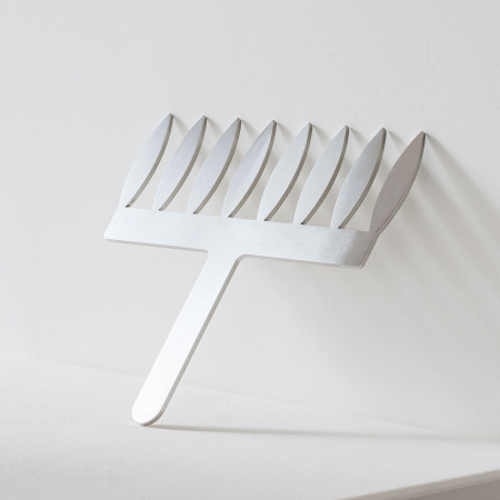 Ciocolaterie - Matrite, Ustensile - Spatule Inox Decor Ciocolata - Frunza model S, H 6 cm, 8 tije