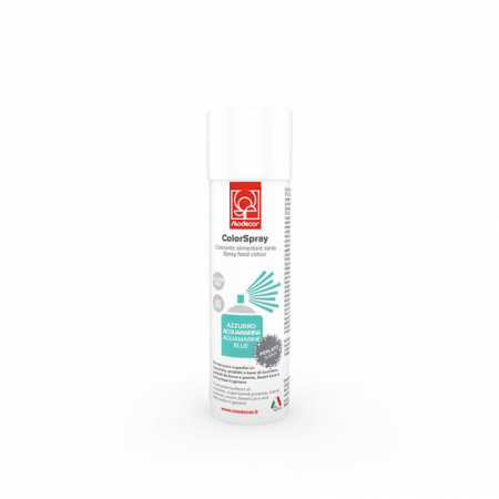 Coloranti Spray Liposolubili - SPRAY Albastru Aquamarin - Colorant Alimentar Liposolubil fara E171, 250 ml - Azo Free