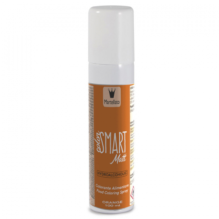 Coloranti Spray Liposolubili - SPRAY Portocaliu Opac - Colorant Alimentar, 100 ml