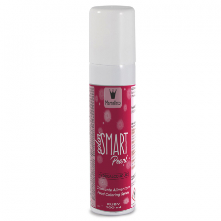 Coloranti Spray Liposolubili - SPRAY Rubiniu Perlat - Colorant Alimentar Liposolubil fara E171, 100 ml - Azo Free