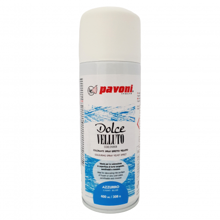 Coloranti Alimentari - SPRAY VELVET - Colorant Alimentar Albastru fara E171, 400 ml