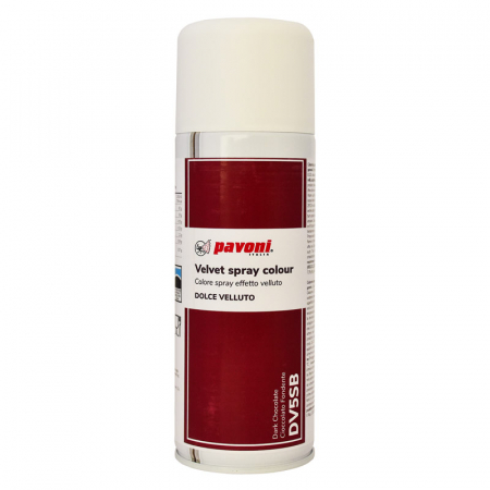 Coloranti Alimentari - SPRAY VELVET - Colorant Alimentar Ciocolata Neagra fara E171, 400 ml