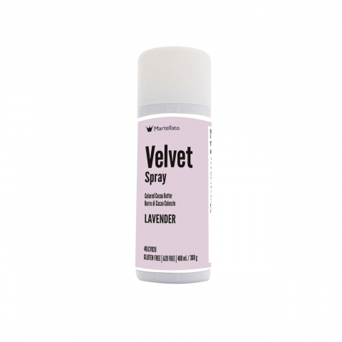 Coloranti Spray Catifea - SPRAY VELVET - Colorant Alimentar Lavanda fara E171, 400 ml