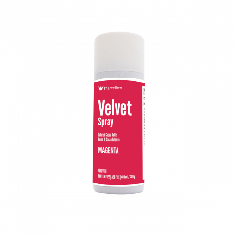 Coloranti Alimentari - SPRAY VELVET - Colorant Alimentar Magenta fara E171, 400 ml