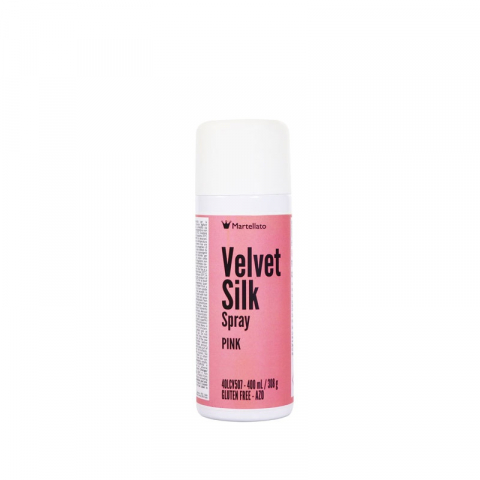 Coloranti Alimentari - SPRAY VELVET Silk - Colorant Alimentar Roz, 400 ml