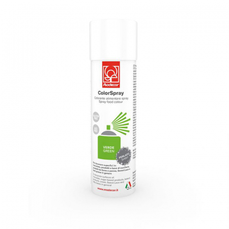 Coloranti Spray Liposolubili - SPRAY Verde Perlat - Colorant Alimentar Liposolubil fara E171, 250 ml - Azo Free