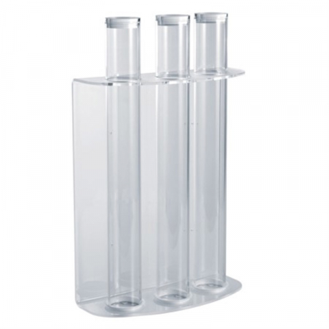 Cofetarie - Ustensile - Suport Conuri Inghetata 3 Coloane Ø 5.4 cm 32 x 13 x H 50 cm