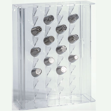 Duiuri si Sprituri Decorare - Suport Perete 32 Duiuri, Plexiglas Transparent, 39 x 31 x H 10 cm