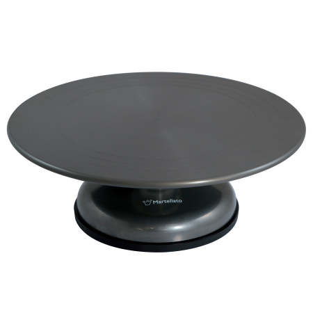 Ambalaje, Etichete, Suporturi - Suport Rotativ Decor Tort, Metal Heavy Duty, Ø 30 x H 10.5 cm