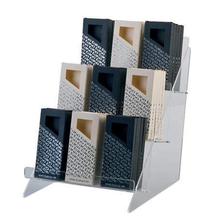 Suporturi Bufet, Candy Bar - Suport Tablete Ciocolata, 1 Fata Expunere, Plexiglas Transparent, 30 x 24.5 x H 29 cm