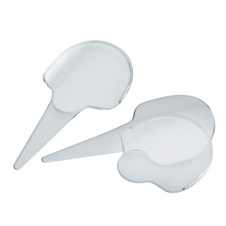 Etichete Produs si Pret - Suporturi Transparente pentru Etichete Produs, 9.5 x H 19 cm, Set 10 buc