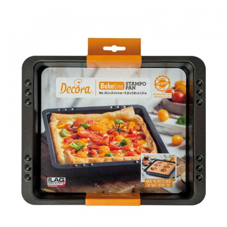 Forme, Tavi Coacere - Tava Coacere Dreptunghiulara 28.5 x 23 x H 4 cm, Aluminiu Antiaderent