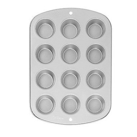 Cofetarie - Ustensile - Tava Muffins 12 Cavitati Baza Ø 5 Top Ø 7 x H 3 cm, Aluminiu Antiaderent