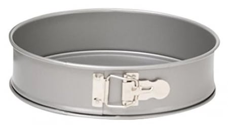 Forme, Tavi Coacere - Tava Rotunda cu Margini Drepte si Baza Detasabila, Ø 25.5 x H 7 cm, Otel Antiaderent