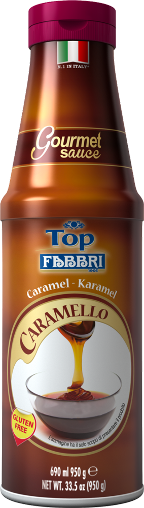 Topping - Topping Caramel Gourmet Fabbri, 950 g
