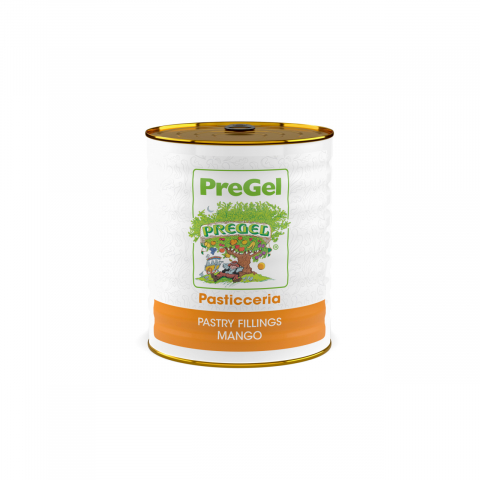 Glazuri, Napaj, Creme Cofetarie - Umplutura cu Bucati Fruct Mango PreGel, 3 kg