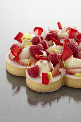 Umplutura Crocanta cu Zmeura si Migdale 22%, Pralicrac Raspberry, PatisFrance [3]