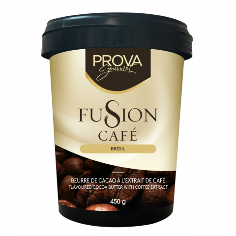 Materii Prime, Ingrediente - Unt de Cacao cu Extract de Cafea Brazilia Prova Gourmet, 450 gr
