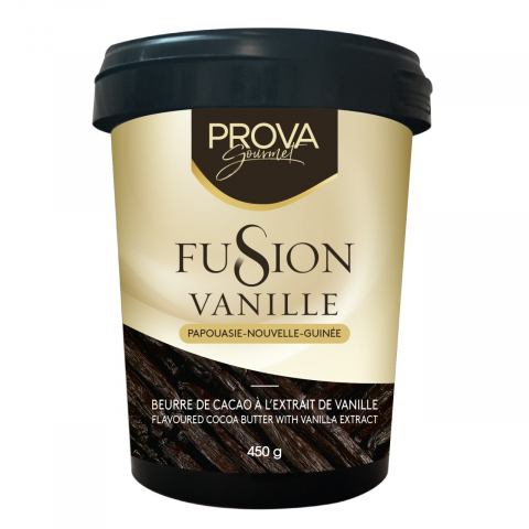 Materii Prime, Ingrediente - Unt de Cacao cu Extract de Vanilie Papua Noua Guinee Prova Gourmet, 450 gr