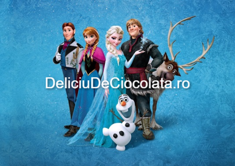 Desene Animate - Vafa imprimata Frozen Model 3, A4