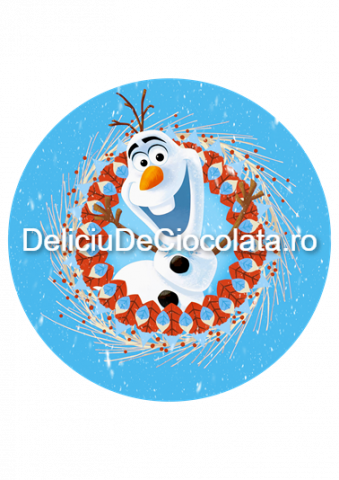 Desene Animate - Vafa imprimata Frozen Model 3, Ø 20 cm