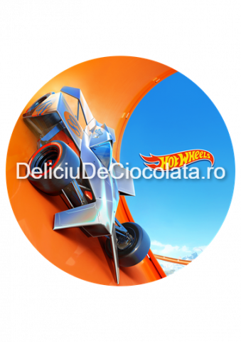 Desene Animate - Vafa imprimata Hot Wheels Model 3, Ø 20 cm