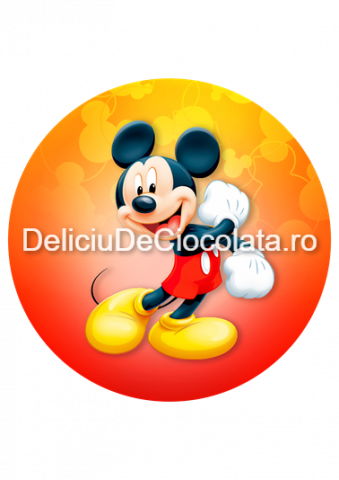 Desene Animate - Vafa imprimata Mickey Mouse Model 3, Ø 20 cm