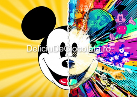 Desene Animate - Vafa imprimata Mickey Mouse Model 4, A4