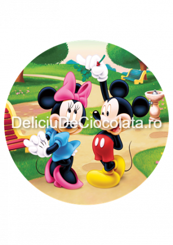 Desene Animate - Vafa imprimata Mickey Mouse Model 7, Ø 20 cm