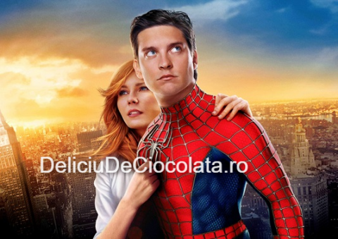 Personaje Celebre si Cinema - Vafa imprimata SpiderMan Model 3, A4
