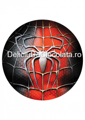 Decoratiuni Comestibile, Decor Tort - Vafa imprimata SpiderMan Model 5, Ø 20 cm