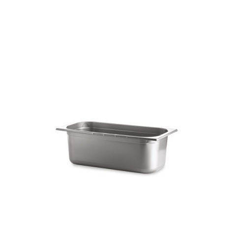 Cofetarie - Ustensile - Vascheta Plastic Inghetata 4.8 L, 36 x 16.5 cm x H 12.5 cm, Gri, Set 25 buc