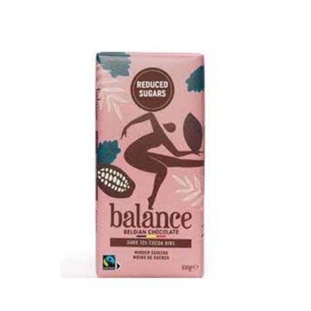 Noutăți - Balance ciocolata neagra cu boabe de cacao 72% 100g
