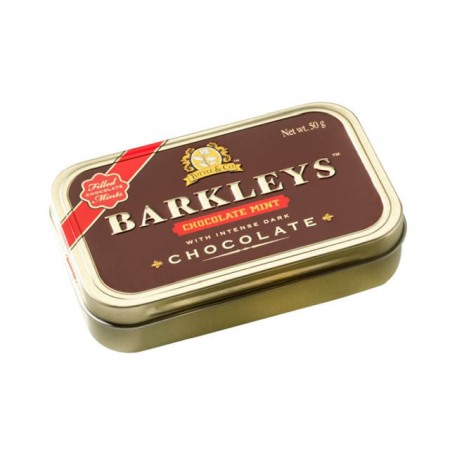 Dropsuri olandeze Barkley`s - Dropsuri mentolate Barkleys cu aroma de ciocolata si menta 50g