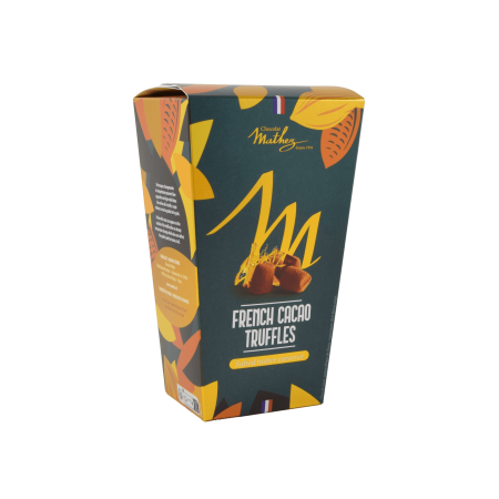 Trufe de ciocolată - Mathez Gold trufe de ciocolată cu caramel sărat 250g