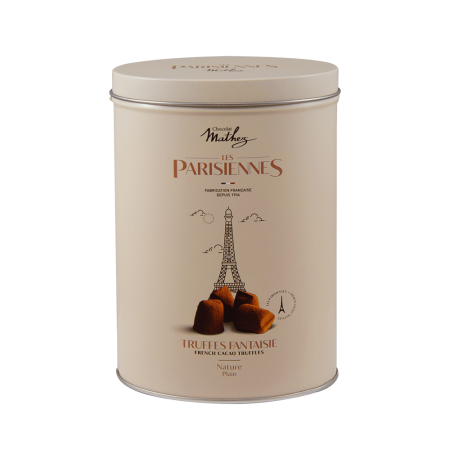 Trufe de ciocolată - Trufe de ciocolata in cutie metalica Mathez Les Parisiennes 200g
