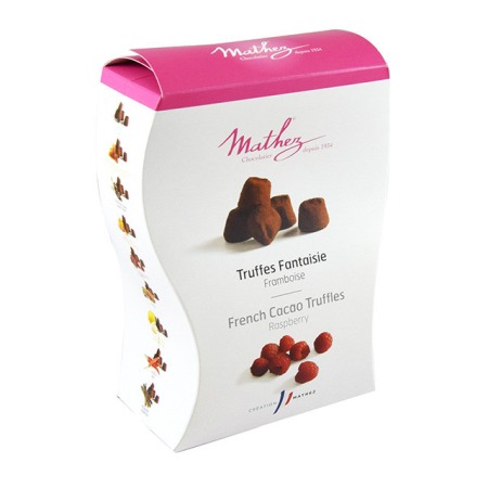 Trufe de ciocolată - Trufe de ciocolata Mathez Uno cu zmeura 250g
