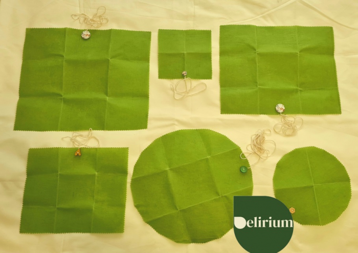 Ambalaj din ceară de albine pentru alimente - verde [3]
