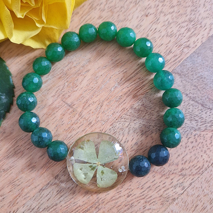 Brățară Aventurin din sfere de 8mm – încheietură 15 cm [2]