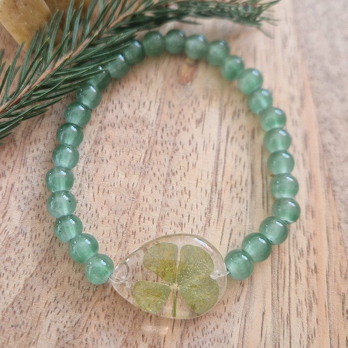 Brățară Aventurin din sfere de 6mm – încheietură 16 cm [2]