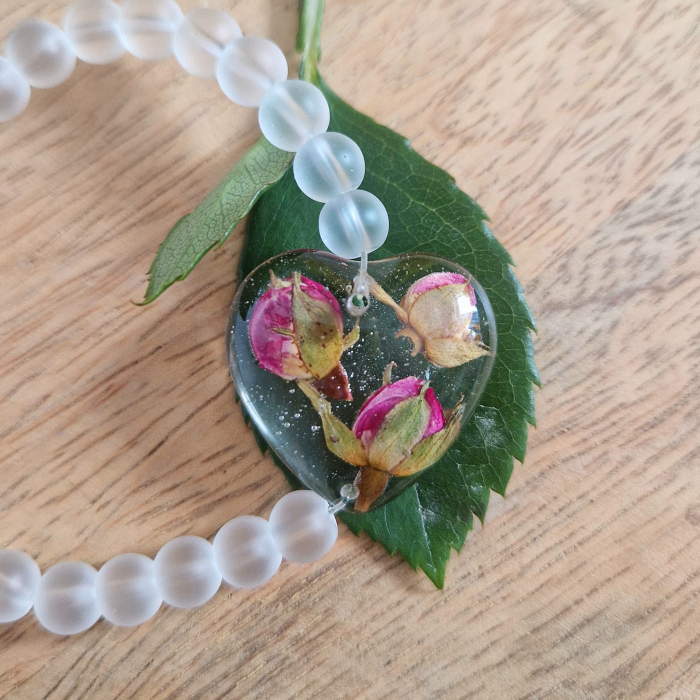 Brățară Cristal de Stâncă din sfere de 6mm – încheietură 14 cm [3]