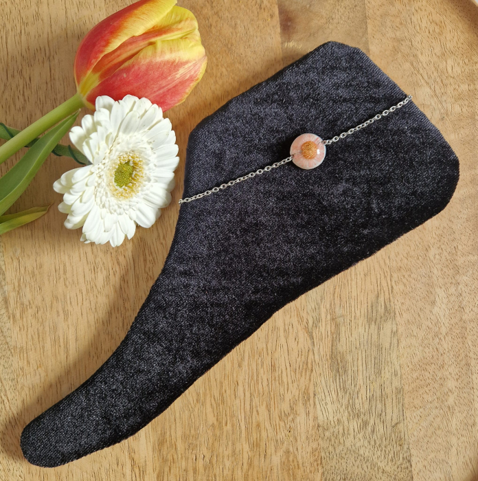 Százszorszép acél bokalánc [3]