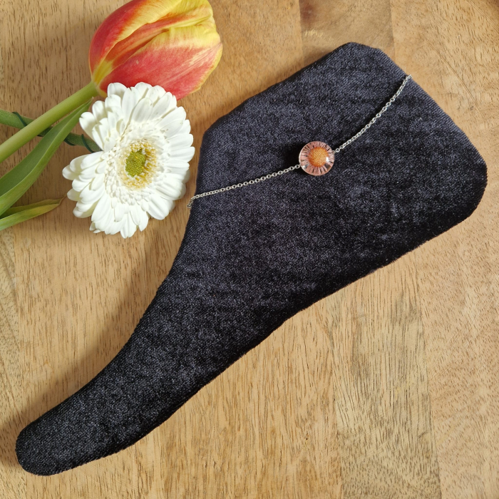 Százszorszép acél bokalánc [2]