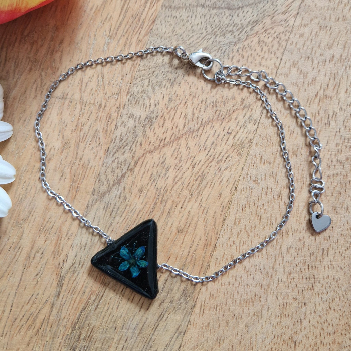 Vadvirág acél bokalánc [3]