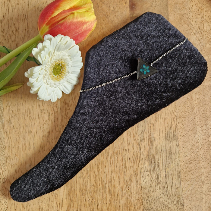 Vadvirág acél bokalánc [2]