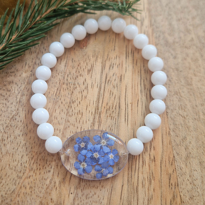 Brățară Onix din sfere de 6mm – încheietură 14 cm [2]