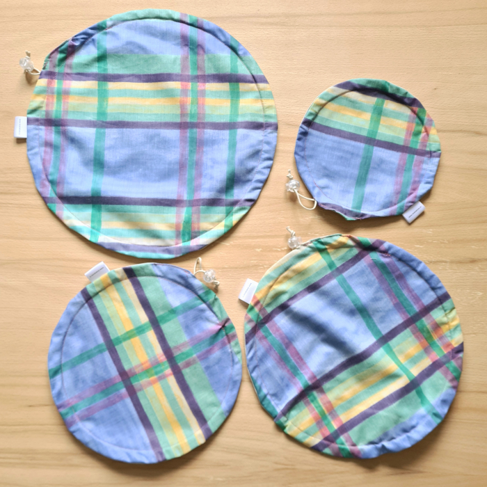 Capac textil pentru vase și farfurii - albastru [2]