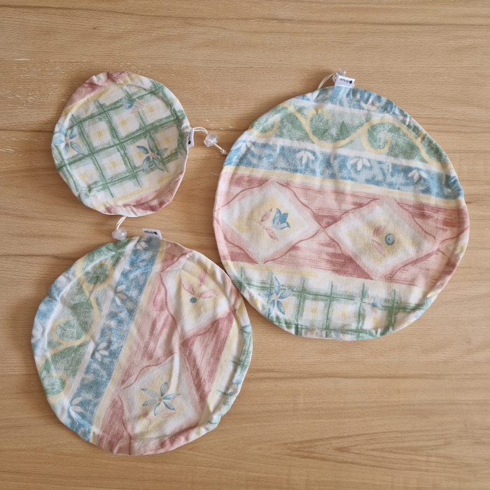 Capac textil pentru vase și farfurii - culori pastel [2]